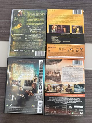 Lote 4 DVD Fantasía y Romance
