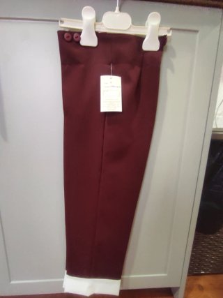 Traje de Flamenco burdeos nuevo