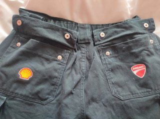 Pantaloni cargo convertibili Ducati neri