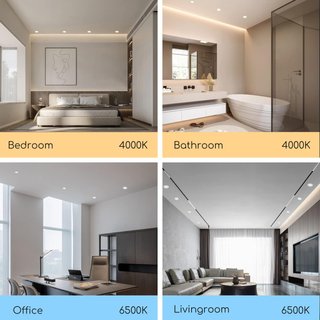 Downlight LED da incasso Aigostar, risparmio energetico
