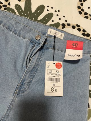 Jegging vaquero azul talla L