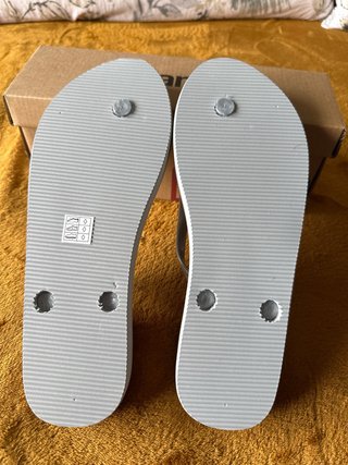Chanclas D.Franklin Glitter Plata T40-41 NUEVO