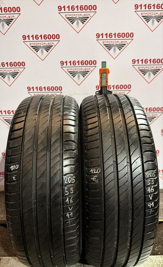 205 55 16 V MICHELIN RUEDA AL 90% VIDA UTIL