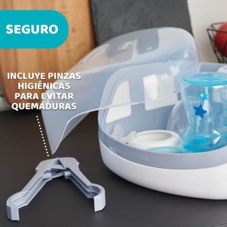 Chicco esterilizador vapor microondas biberones