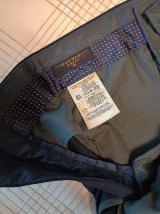 Traje de caballero azul