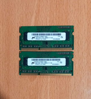 8Gb DDR3 (2 x 4GB / 1600MHZ) PC3L RAM de portátil