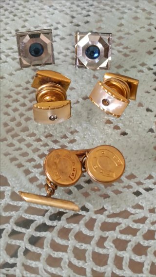 Lote 5 pares gemelos vintage