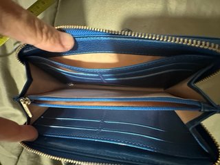 Billetera Tous Azul Metálico
