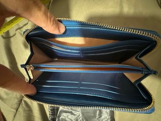 Billetera Tous Azul Metálico