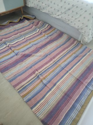 Alfombra Zara Home Rayas Multicolor Sin Estrenar