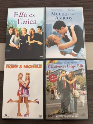 Lote 4 Películas DVD Jennifer Aniston