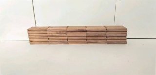 Set 50 Tavolette Legno Grezzo