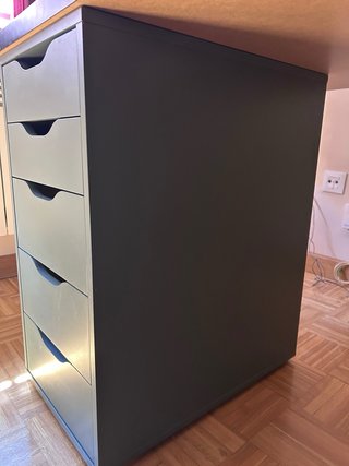 Scrivania Ikea 120x60 con cassettiera
