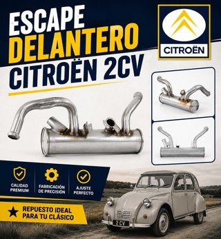 Escape Delantero Citroën 2CV