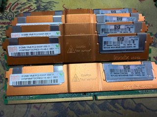 Pack 10 Memorias RAM Servidor Hynix 512MB