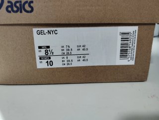 Zapatillas Asics Gel-Nyc Talla 42 Nuevas
