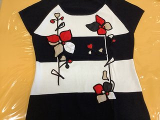 Jersey manga corta flores