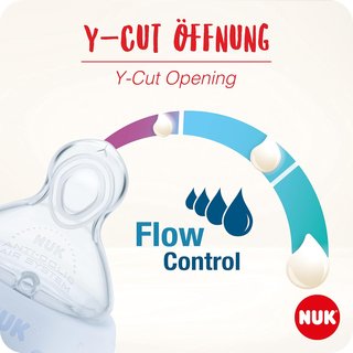 NUK tetinas biberón anticólicos control flujo