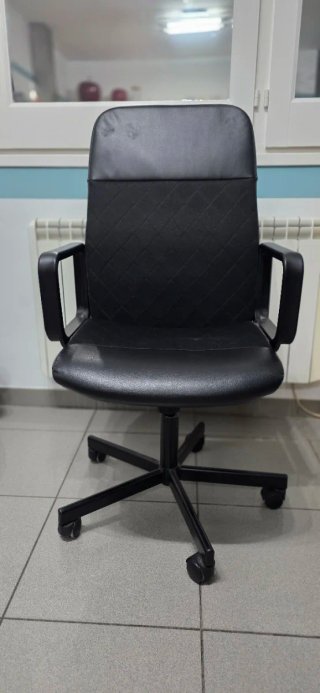 Silla de escritorio Ikea negra