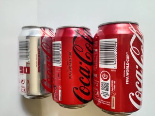 3 Latas Coca-Cola FIFA Mundial Bélgica y España