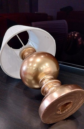 Lampara de Mesa SOLO  Decorativa Madera