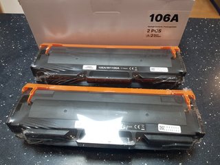 2 Tóner VIPGOOD 106A Negro Compatible HP