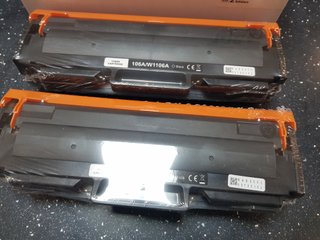2 Tóner VIPGOOD 106A Negro Compatible HP