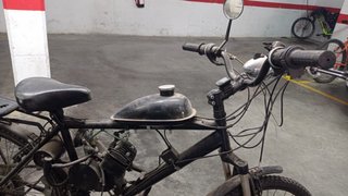 Bicicleta Motorizada Negra