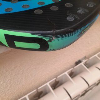 2 Palas de pádel HEAD negra,otra naranja vertex 04