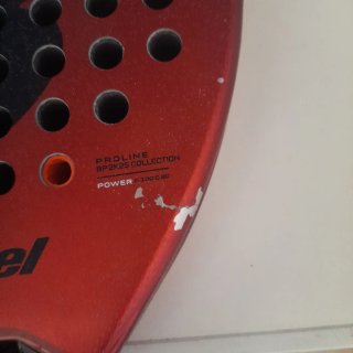 2 Palas de pádel HEAD negra,otra naranja vertex 04