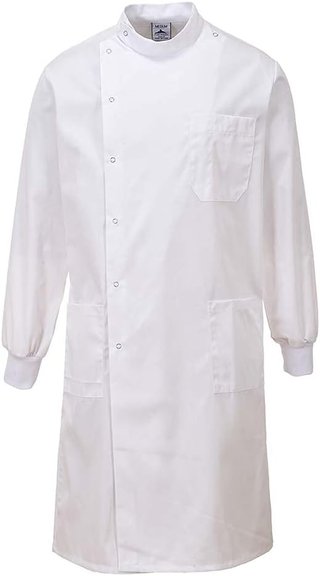Portwest blusa blanca resistente manchas confort