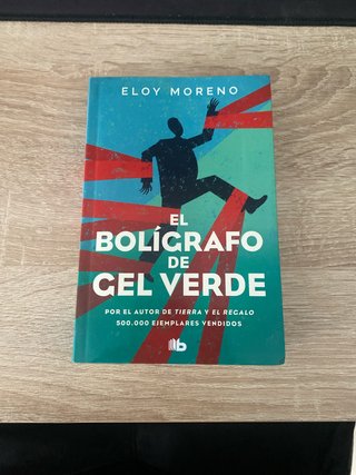 El bolígrafo de gel verde