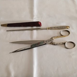Antico set da scrivania