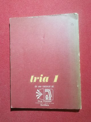 TRIA 1, ANTOLOGÍA DE LA LITERATURA CATALANA