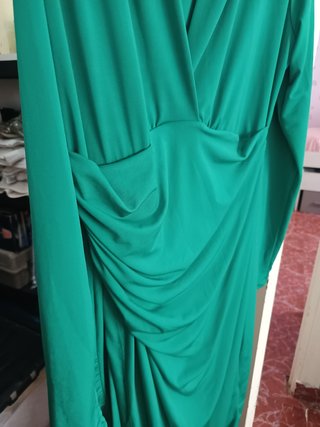 Vestido largo verde
