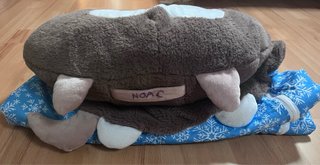 Saco dormir peluche infantil 120cm