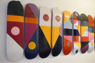 Tavole da skate dipinte a mano