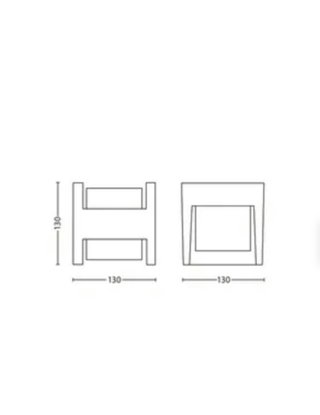 Applique LED Philips Arbour Grigio