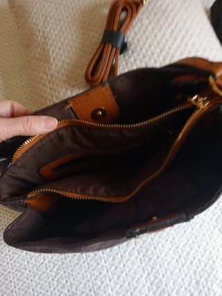 Mochila Misako Marrón Estampada