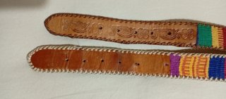 2 Cinturones Cuero Artesanales Unisex