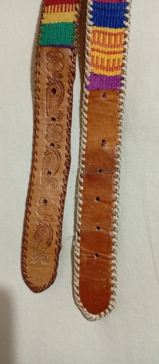 2 Cinturones Cuero Artesanales Unisex