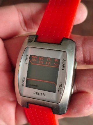 Reloj Sevilla F.C. Naranja y Plateafo