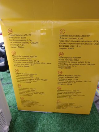 Macchina per ghiaccio Andowl NO.CE8 200W
