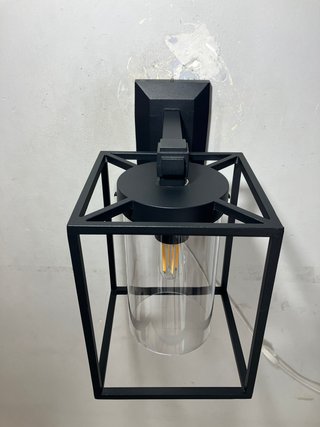 Lampada parete quadrata alluminio/plastica IP43