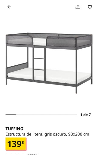 Litera Ikea Negra y Rosa