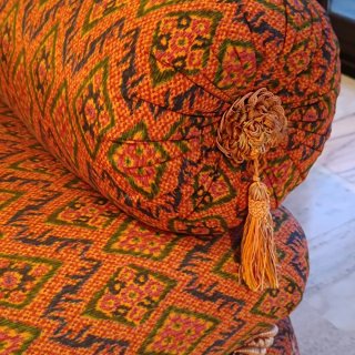 Pareja Puff decorativos diseño étnico oriental