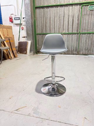 Silla de Bar Regulable Gris