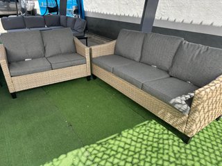 Conjunto Terraza 3+2 plazas Beige/Gris