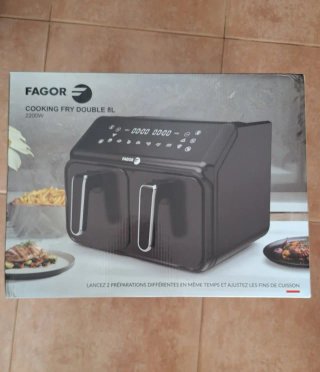 Freidora Aire Fagor Doble 8L Nueva
