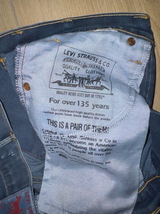 Levi's 519 Jeans W30 Blu